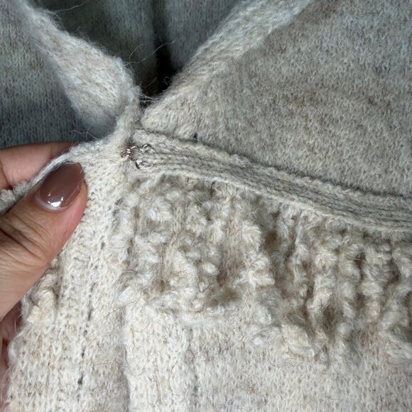 Democracy Western Fringe Cardigan with Pockets Large - Picture 8 of 14